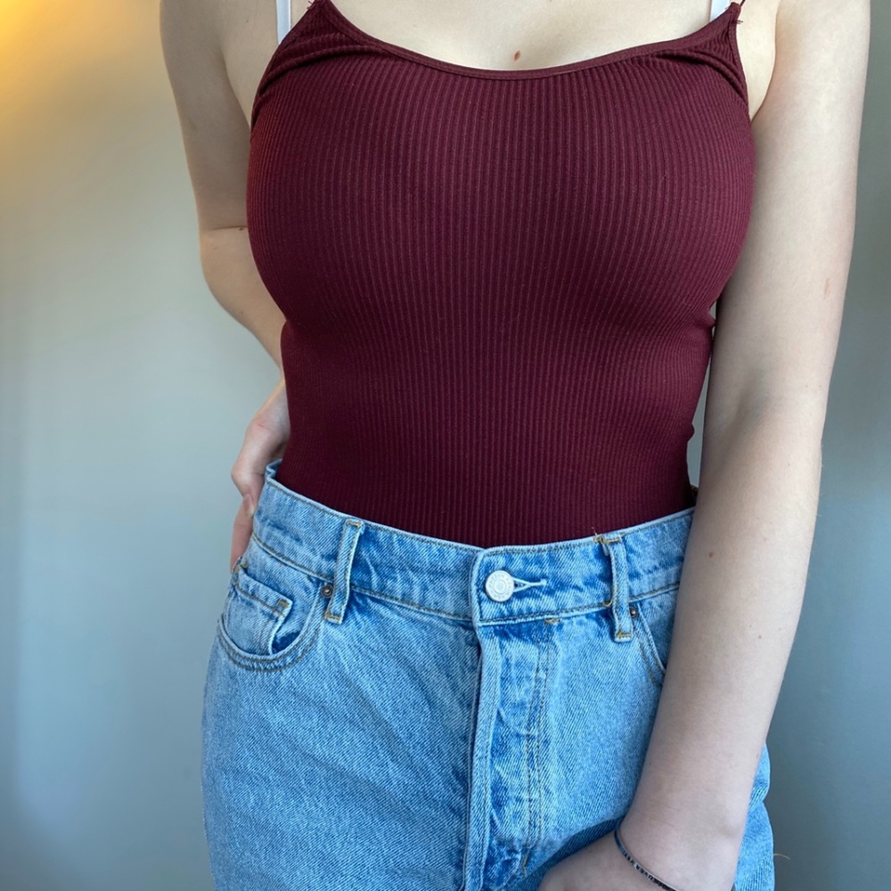 Urban Outfitters maroon body suit, size medium